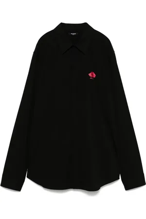 Balmain Camisa con estampado de beso