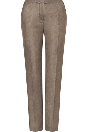 Serafini Pantalones capri con diseño slim