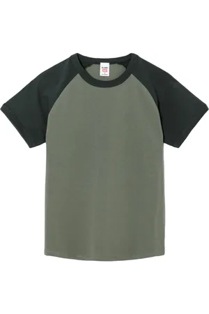 RE/DONE Playera con mangas raglan