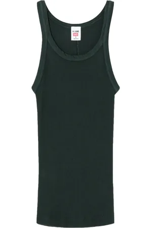 RE/DONE Camiseta tejida de canalé de x Hanes