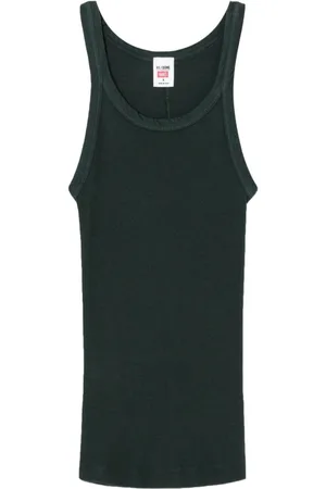 RE/DONE Camiseta tejida de canalé de x Hanes