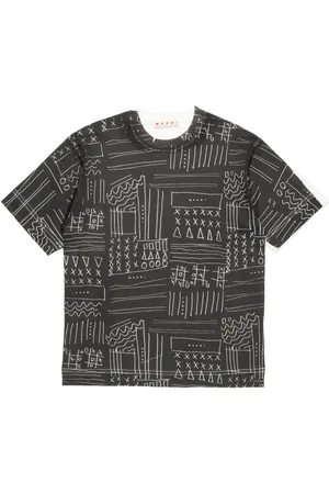 Marni Playera con estampado gráfico