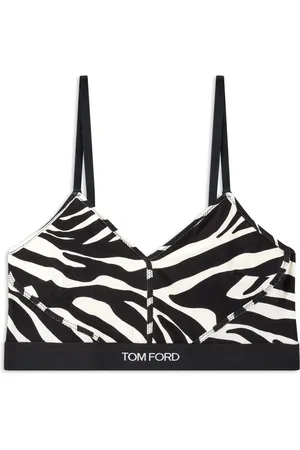 Tom Ford Bralette Optical Zebra Print