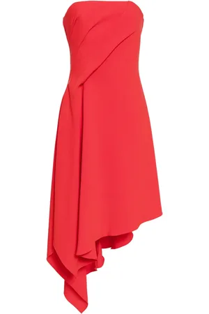 Amsale Vestido con diseño asimétrico