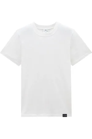 Courrèges Playera con cuello redondo