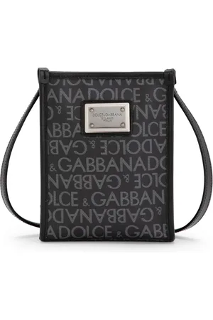 Dolce & Gabbana Mochila tipo mensajero en jacquard
