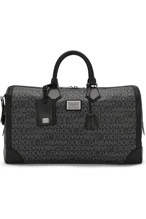 Dolce & Gabbana Bolsa de viaje con logo en jacquard