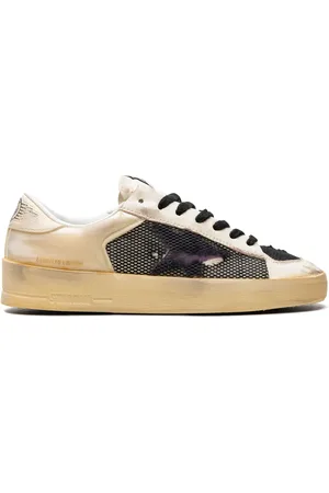 Golden Goose Tenis Stardan Ecru/Purple/Black