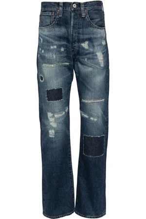 JUNYA WATANABE Jeans con diseño patchwork