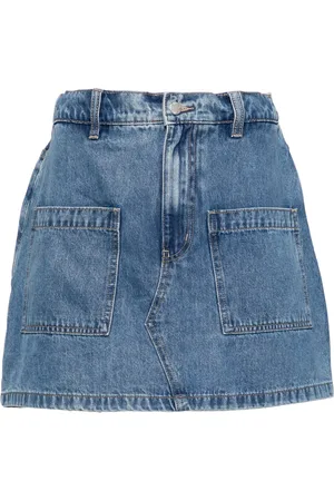 Izzue Shorts de mezclilla con parche del logo