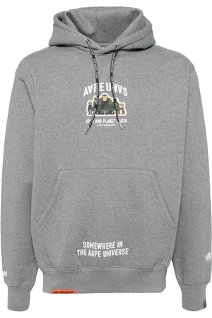 A Bathing Ape Hoodie con logo estampado