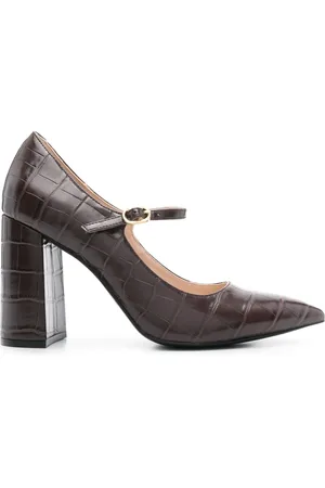 Twin-Set Zapatillas con efecto de piel de cocodrilo y tacón de 100mm