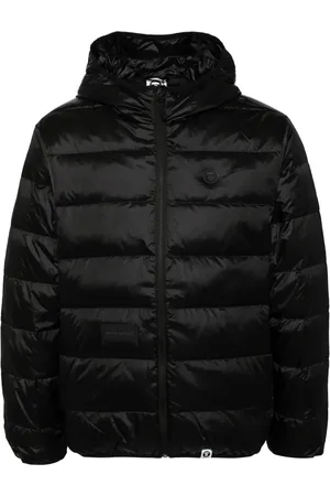 A Bathing Ape Chamarra capitonada con logo