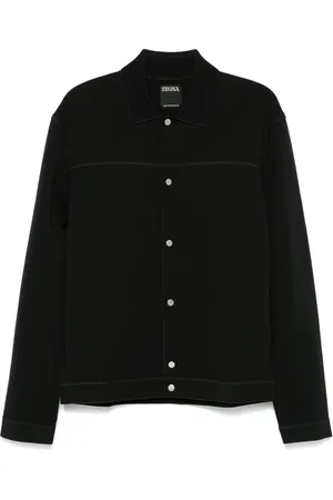 Ermenegildo Zegna Sobrecamisa de tejido jersey