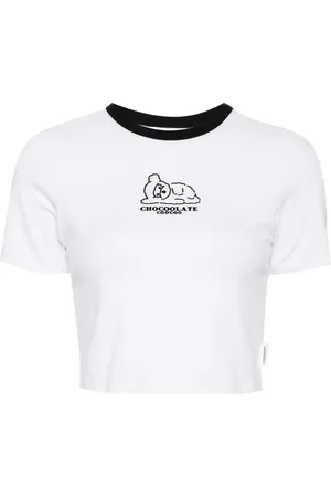 Chocoolate Playera con logo afelpado