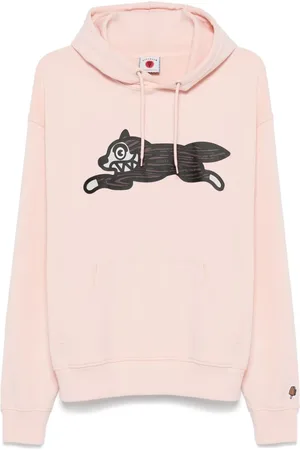 ICECREAM Hoodie Woodgrain Running Dog Popover