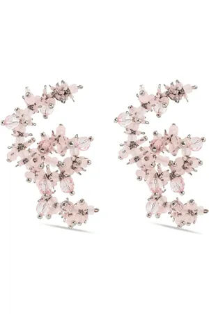 DRIES VAN NOTEN Aretes de cristal