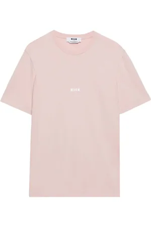 Msgm Playera con logo estampado