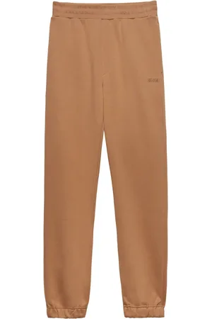 Msgm Pants con logo bordado