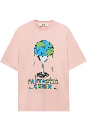 Msgm Playera Fantastic Green