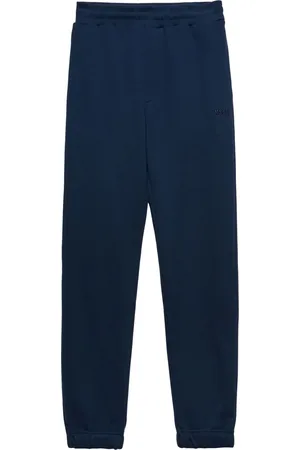 Msgm Pants con logo bordado