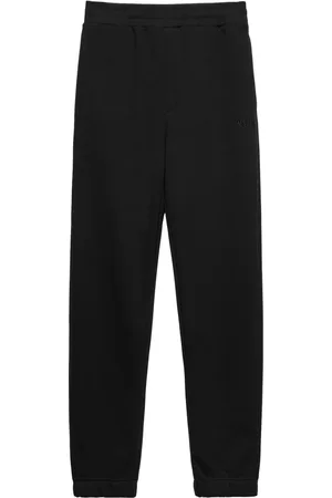 Msgm Pants con logo bordado