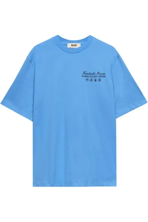 Msgm Playera con logo estampado de BOSS x Burro Studio