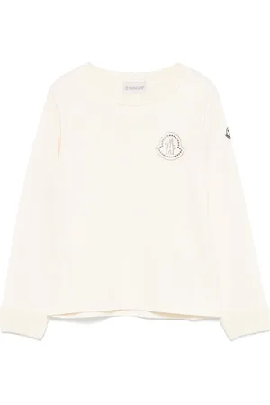 Moncler Playera manga larga con aplique del logo