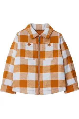 Burberry Chamarra con cuadros estampados