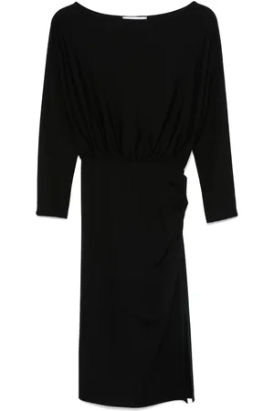 Kaos Vestido midi con diseño fruncido