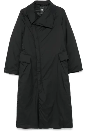 Y-3 Abrigo capitonado
