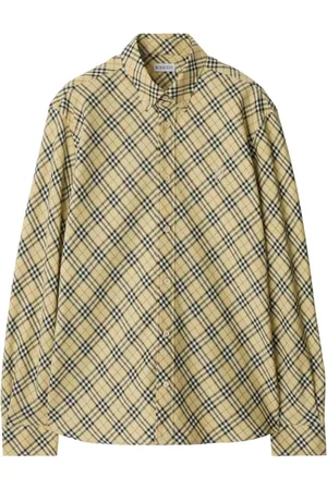 Burberry Camisa con cuadros estampados