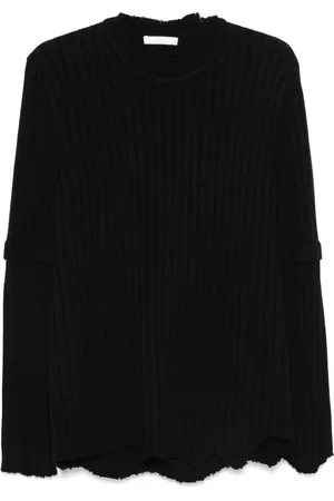 Helmut Lang Suéter tejido de canalé