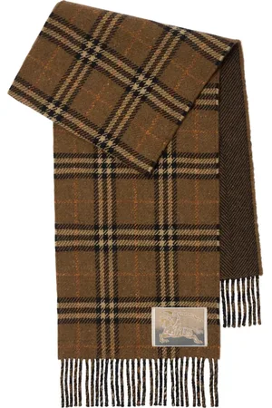 Burberry Mascada de cachemira reversible con motivo de cuadros
