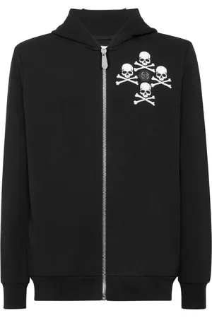 Philipp Plein Hoodie con motivo Skull