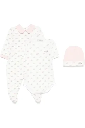 Golden Goose Set de mameluco con estampado de elefante