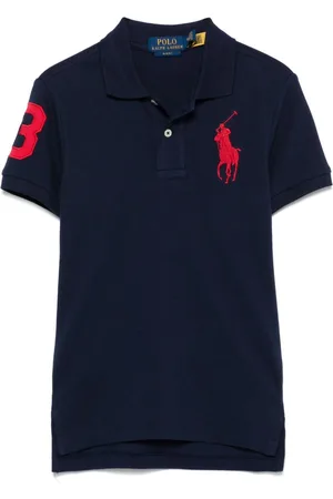 Ralph Lauren Playera tipo polo con malla