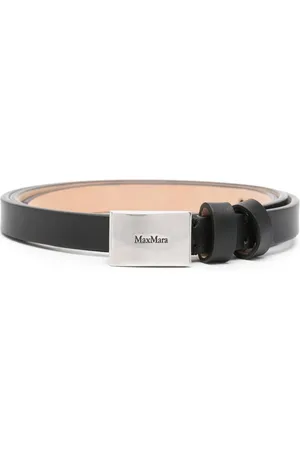 Max Mara Cinturón con logo grabado