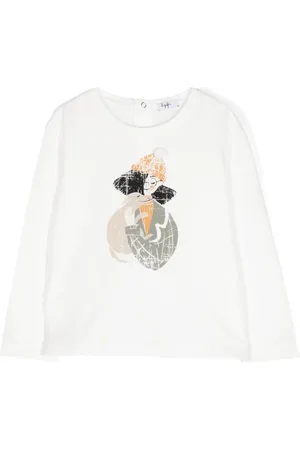 Il gufo Playera con estampado gráfico