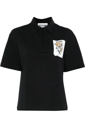 Moschino Playera tipo polo con motivo Teddy Bear