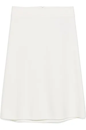 Jil Sander Falda midi con diseño acampanado