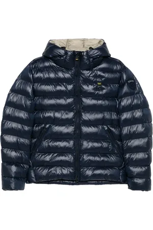 Blauer Chamarra capitonada