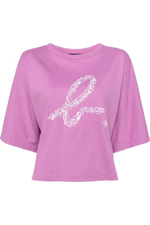 AGNÈS B. Playera con logo estampado