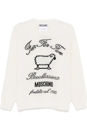 Moschino Suéter tejido en intarsia