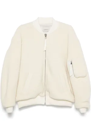 LANEUS Chamarra bomber de lana