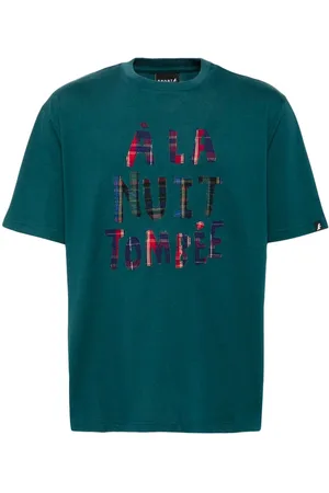 AGNÈS B. Playera con aplique del logo