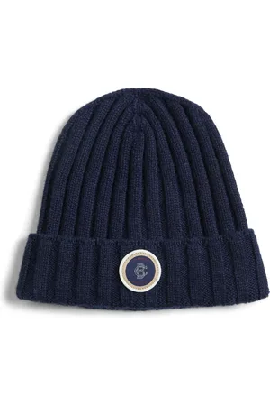 Brunello Cucinelli Gorro de cachemira con parche del logo