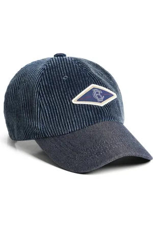 Brunello Cucinelli Gorra de pana con parche del logo