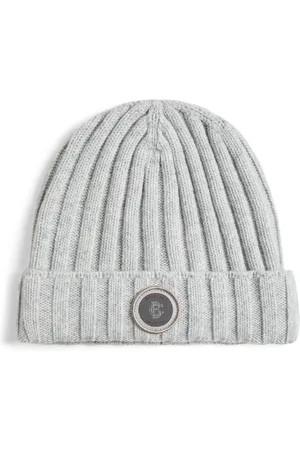 Brunello Cucinelli Gorro de cachemira con parche del logo