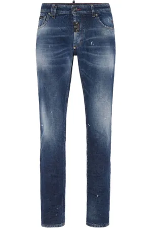Philipp Plein Jeans de mezclilla rectos